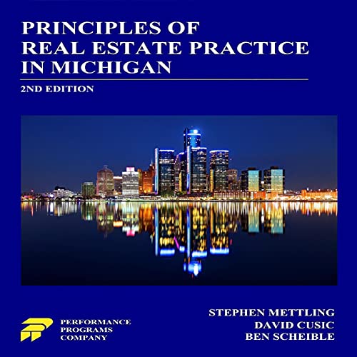 Cover of Principles of Real Estate Practice in Michigan (Second Edition)