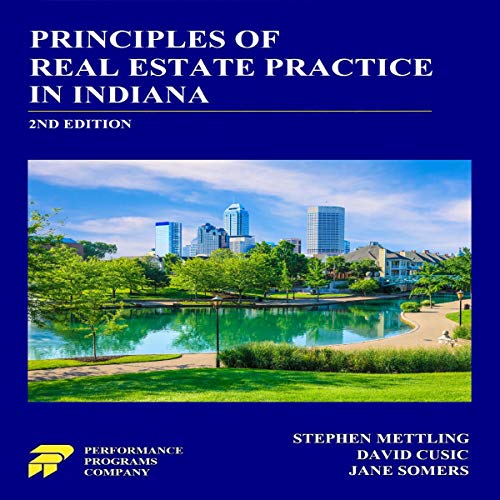 Cover of Principles of Real Estate Practice in Indiana