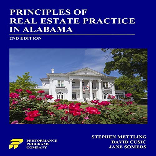 Cover of Principles of Real Estate Practice in Alabama
