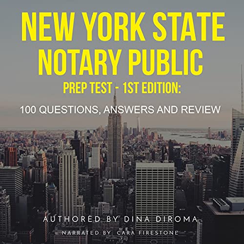 Cover of New York State Notary Public Prep Test: 1st Edition