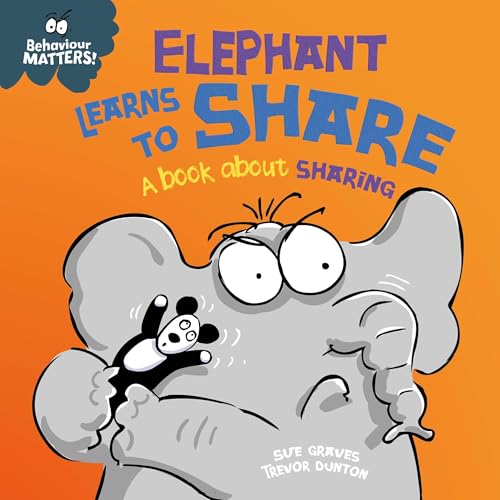 Cover of Elephant Learns to Share - A book about sharing