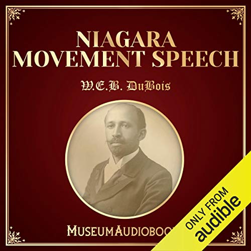 Cover of Niagara Movement Speech