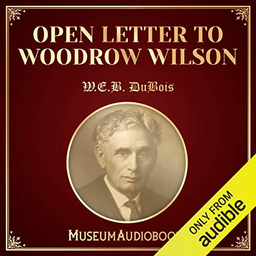 Cover of Open Letter to Woodrow Wilson