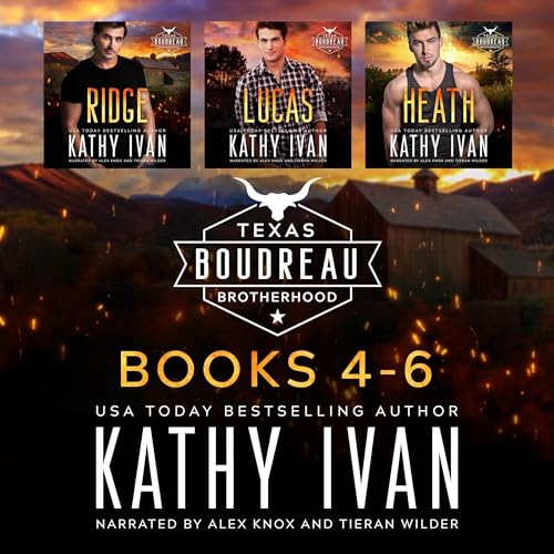 Cover of Texas Boudreau Brotherhood Books 4-6