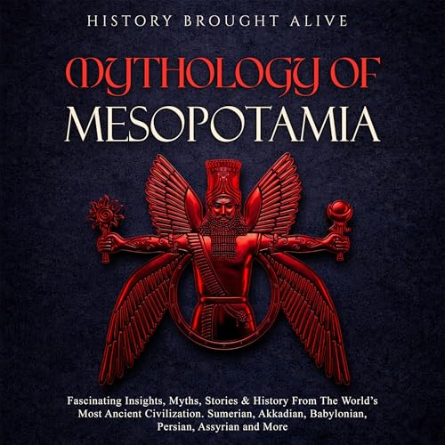 Cover of Mythology of Mesopotamia: Fascinating Insights, Myths, Stories & History From the World’s Most Ancient Civilization. Sumerian, Akkadian, Babylonian, Persian, Assyrian and More