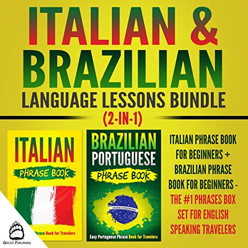 Cover of Italian & Brazilian Language Lessons Bundle (2-In-1)