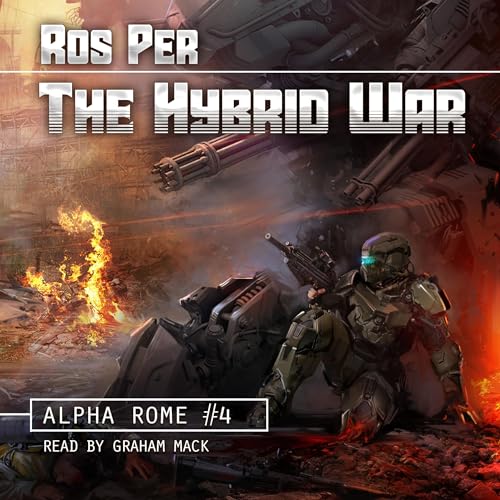 Cover of The Hybrid War. LitRPG Series