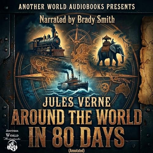 Cover of Around the World in 80 Days (Annotated)