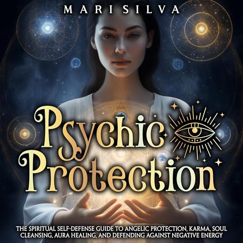 Cover of Psychic Protection: The Spiritual Self-Defense Guide to Angelic Protection, Karma, Soul Cleansing, Aura Healing, and Defending Against Negative Energy