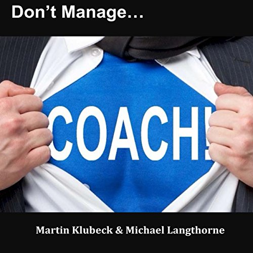 Cover of Don't Manage...Coach!