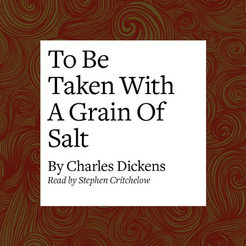 Cover of To Be Taken with a Grain of Salt