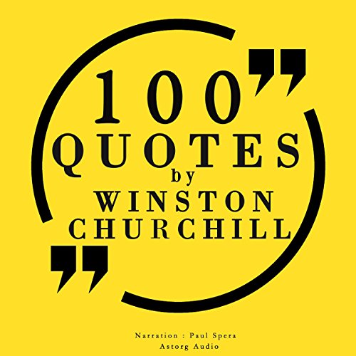 Cover of 100 Quotes by Winston Churchill