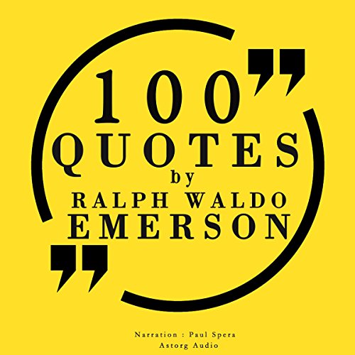 Cover of 100 Quotes by Ralph Waldo Emerson