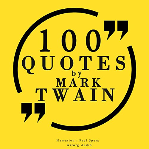Cover of 100 quotes by Mark Twain