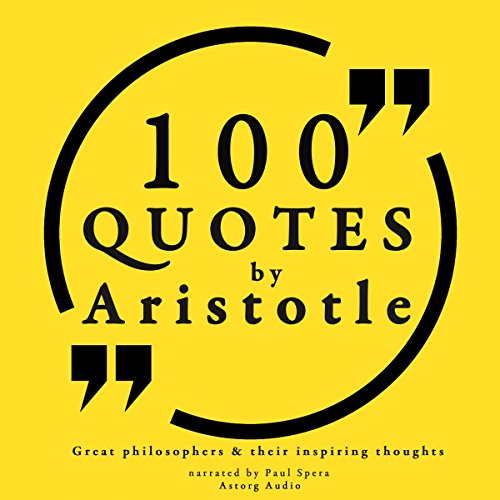 Cover of 100 Quotes by Aristotle