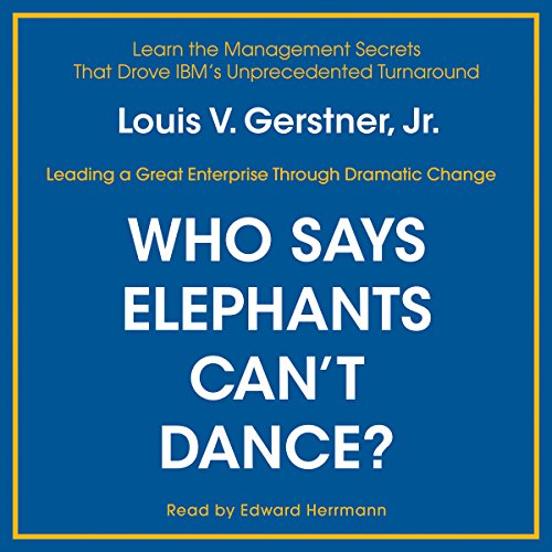 Cover of Who Says Elephants Can't Dance?