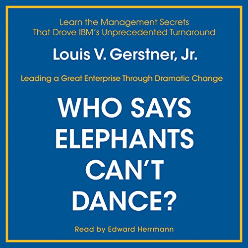 Cover of Who Says Elephants Can't Dance?