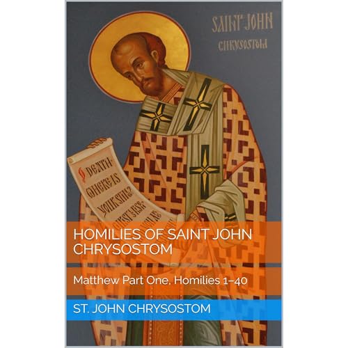 Cover of Homilies of Saint John Chrysostom