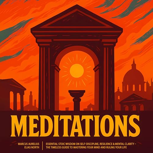 Cover of Meditations: Essential Stoic Wisdom on Self-Discipline, Resilience & Mental Clarity