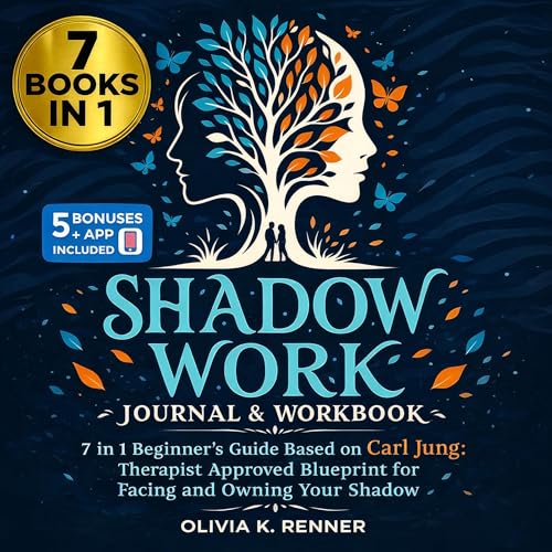 Cover of Shadow Work Journal and Workbook – 7 in 1 Beginner’s Guide Based on Carl Jung