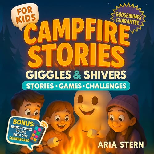 Cover of Campfire Stories for Kids: Giggles & Shivers