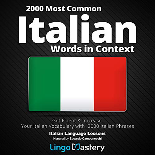 Cover of 2000 Most Common Italian Words in Context