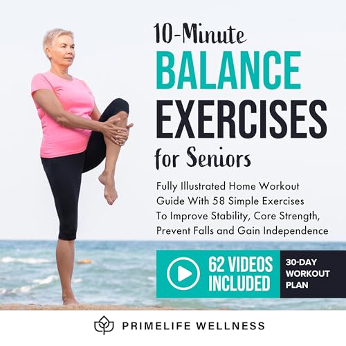 Cover of 10-Minute Balance Exercises for Seniors