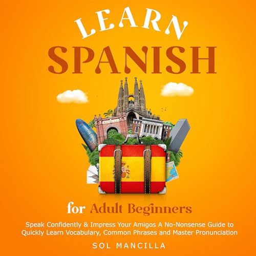 Cover of Learn Spanish for Adult Beginners