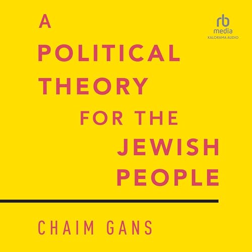 Cover of A Political Theory for the Jewish People