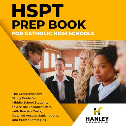 Cover of HSPT Prep Book for Catholic High Schools