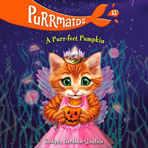 Cover of Purrmaids #11: A Purr-fect Pumpkin