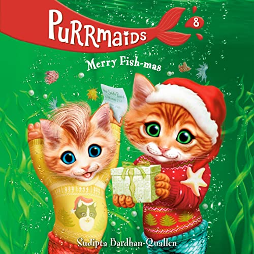 Cover of Purrmaids #8: Merry Fish-mas
