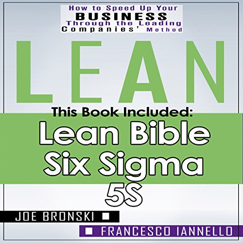 Cover of Lean: Lean Bible - Six Sigma & 5S - 3 Manuscripts