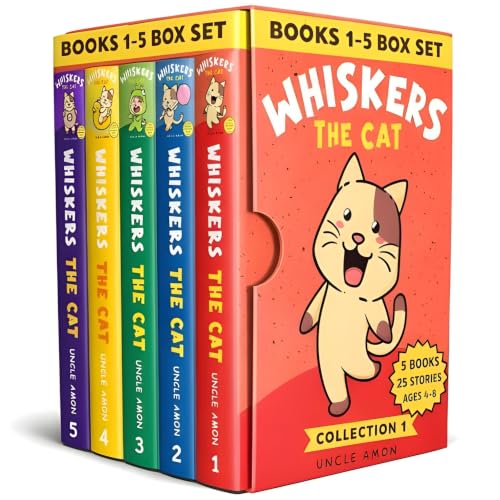 Cover of Whiskers the Cat Collection 1 (Books 1–5 Box Set)