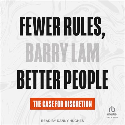 Cover of Fewer Rules, Better People