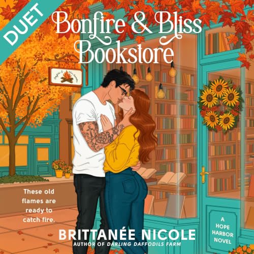 Cover of Bonfire and Bliss Bookstore (A Hope Harbor Novel)