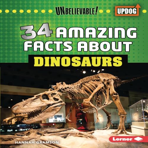Cover of 34 Amazing Facts About Dinosaurs