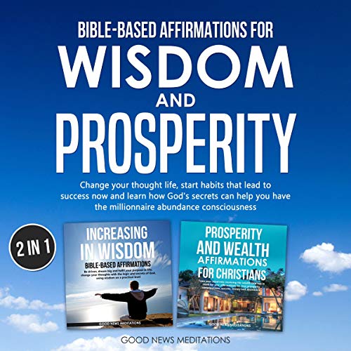 Cover of Bible-Based Affirmations for Wisdom and Prosperity