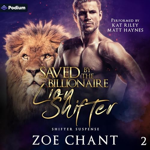 Cover of Saved by the Billionaire Lion Shifter