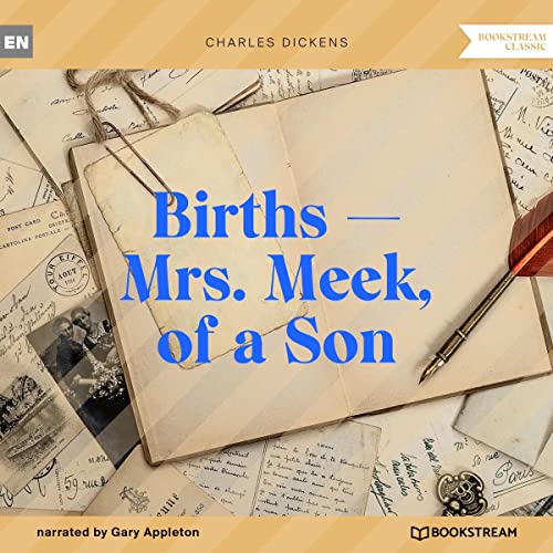 Cover of Births - Mrs. Meek, of a Son