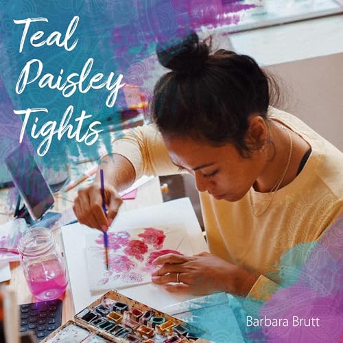 Cover of Teal Paisley Tights