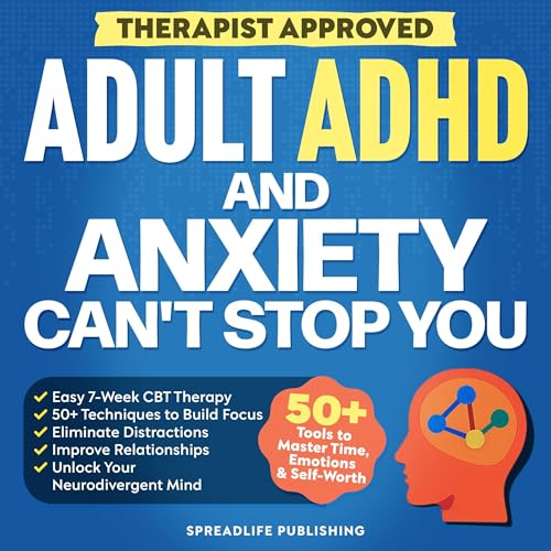 Cover of Adult ADHD and Anxiety Can't Stop You