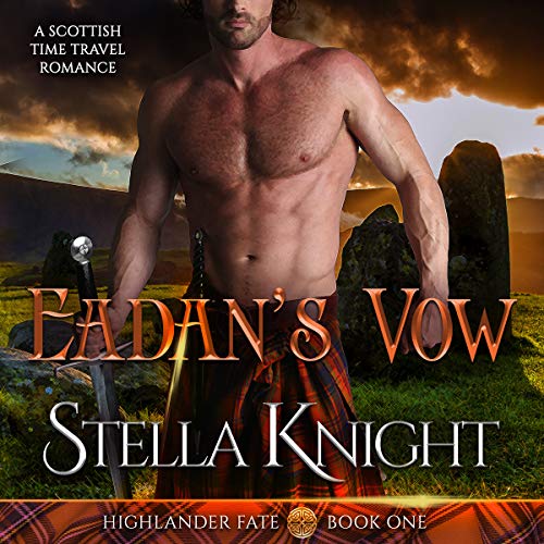 Cover of Eadan's Vow: A Scottish Time Travel Romance (Highlander Fate)