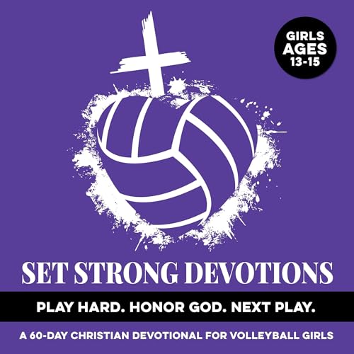 Cover of Set Strong Devotions - Play Hard. Honor God. Next Play.