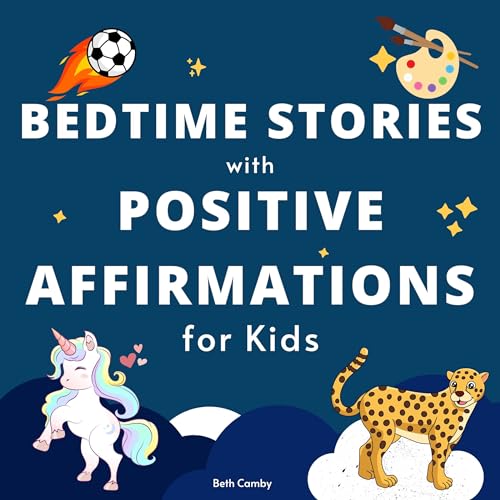 Cover of Bedtime Stories with Positive Affirmations for Kids
