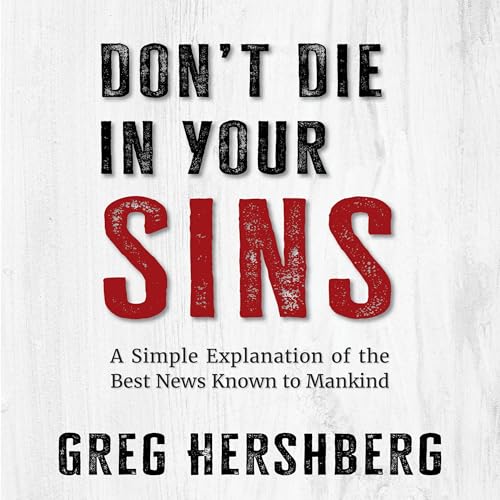 Cover of Don't Die in Your Sins