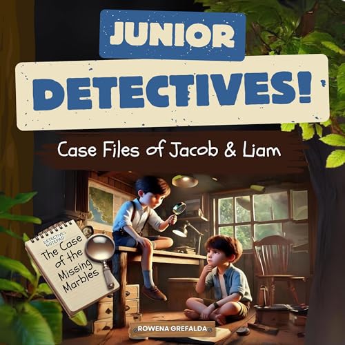 Cover of Junior Detectives! Case Files of Jacob & Liam: The Case of the Missing Marbles