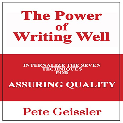 Cover of Writing: Internalize the Seven Techniques for Assuring Quality