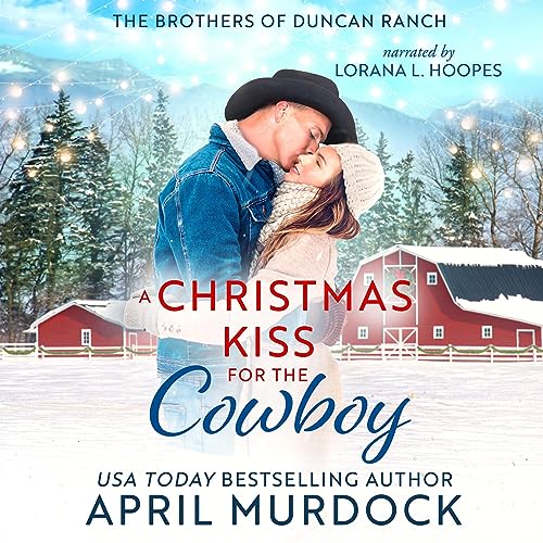 Cover of A Christmas Kiss for the Cowboy