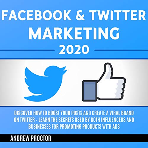 Cover of Facebook & Twitter Marketing 2020